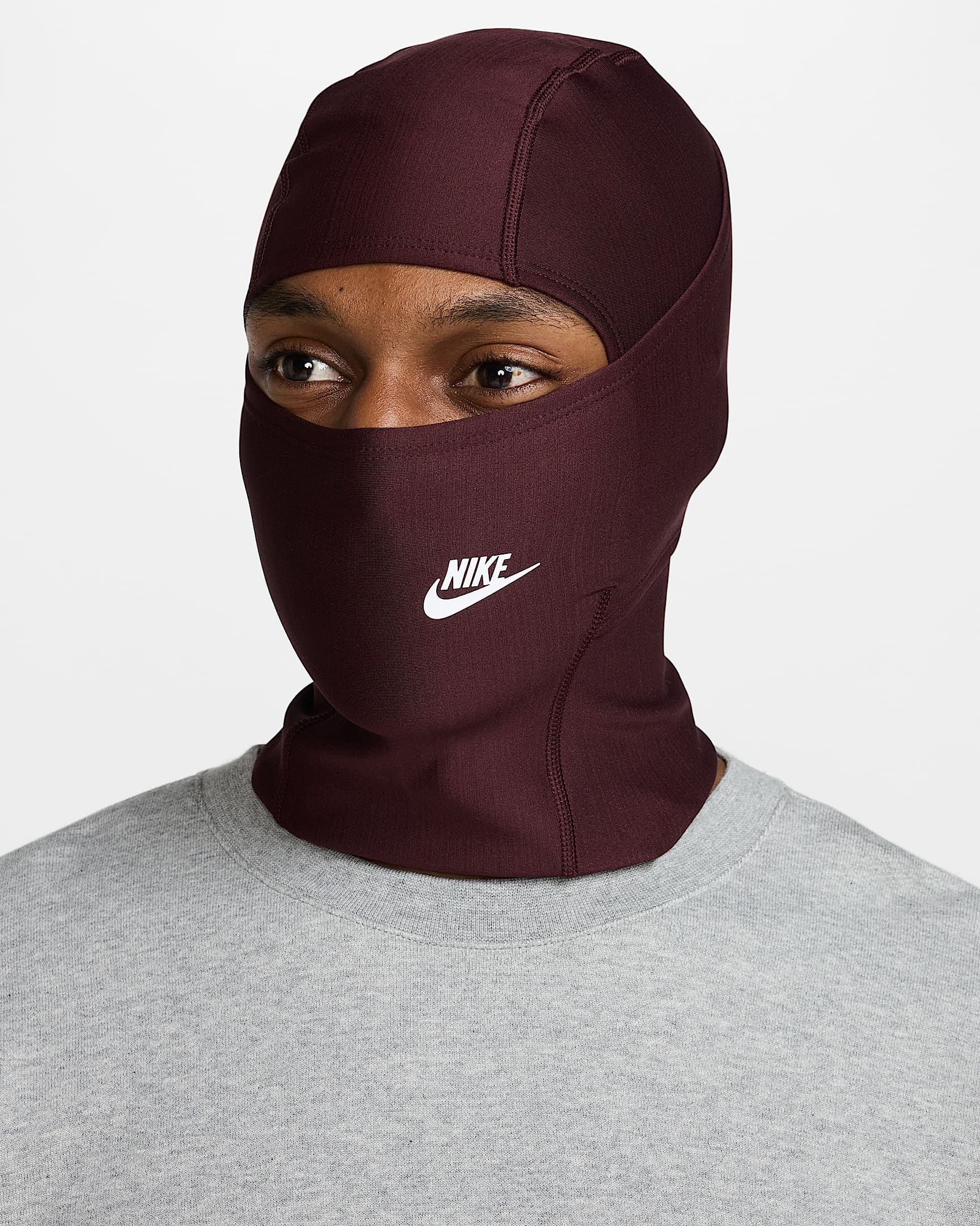 スキー・スノーボードアクセサリー nike ski mask pro sphere hood Nike Pro Hyperwarm Hood Therma Fit Unisex Red White Ski Mask